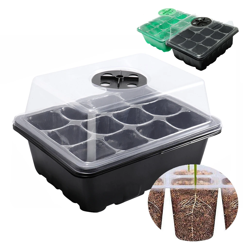 Propagation Tray Dome - 12 otworów Taca startowa na nasiona