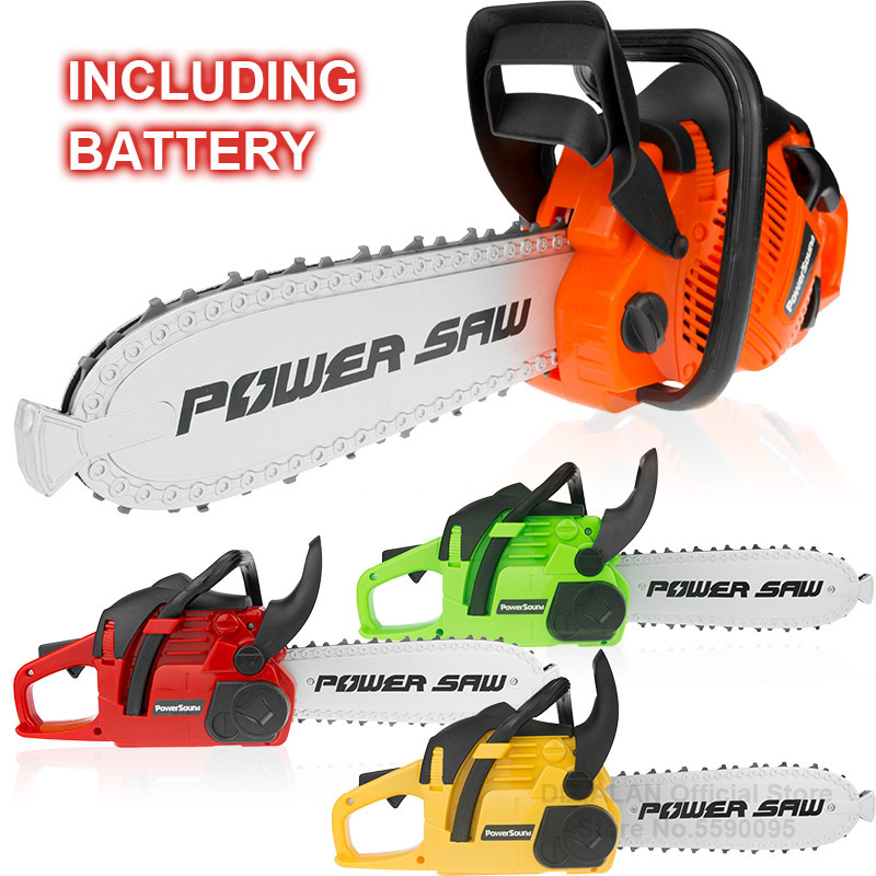 Gardening Tools 5 Year Old - Elektryczna piła łańcuchowa dla dzieci, zabawka
