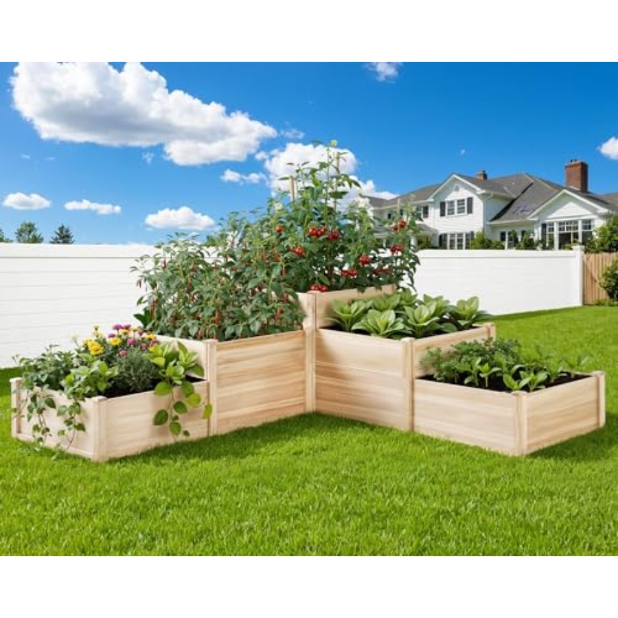 Podwyższona grządka ogrodowa 3 – Gardening Tools Wooden recenzja i cena